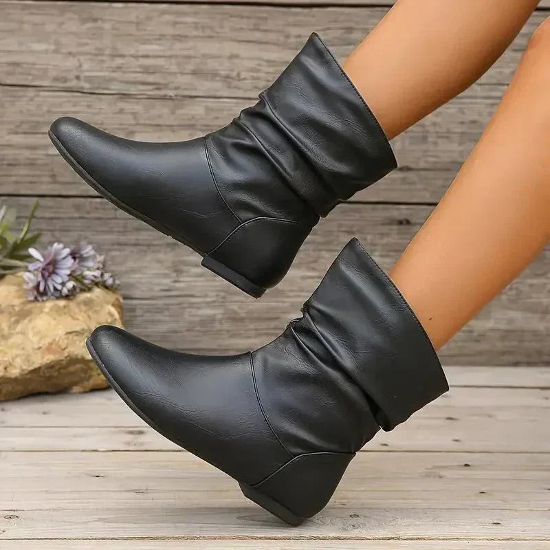 Amara Bottes en Cuir Femme
