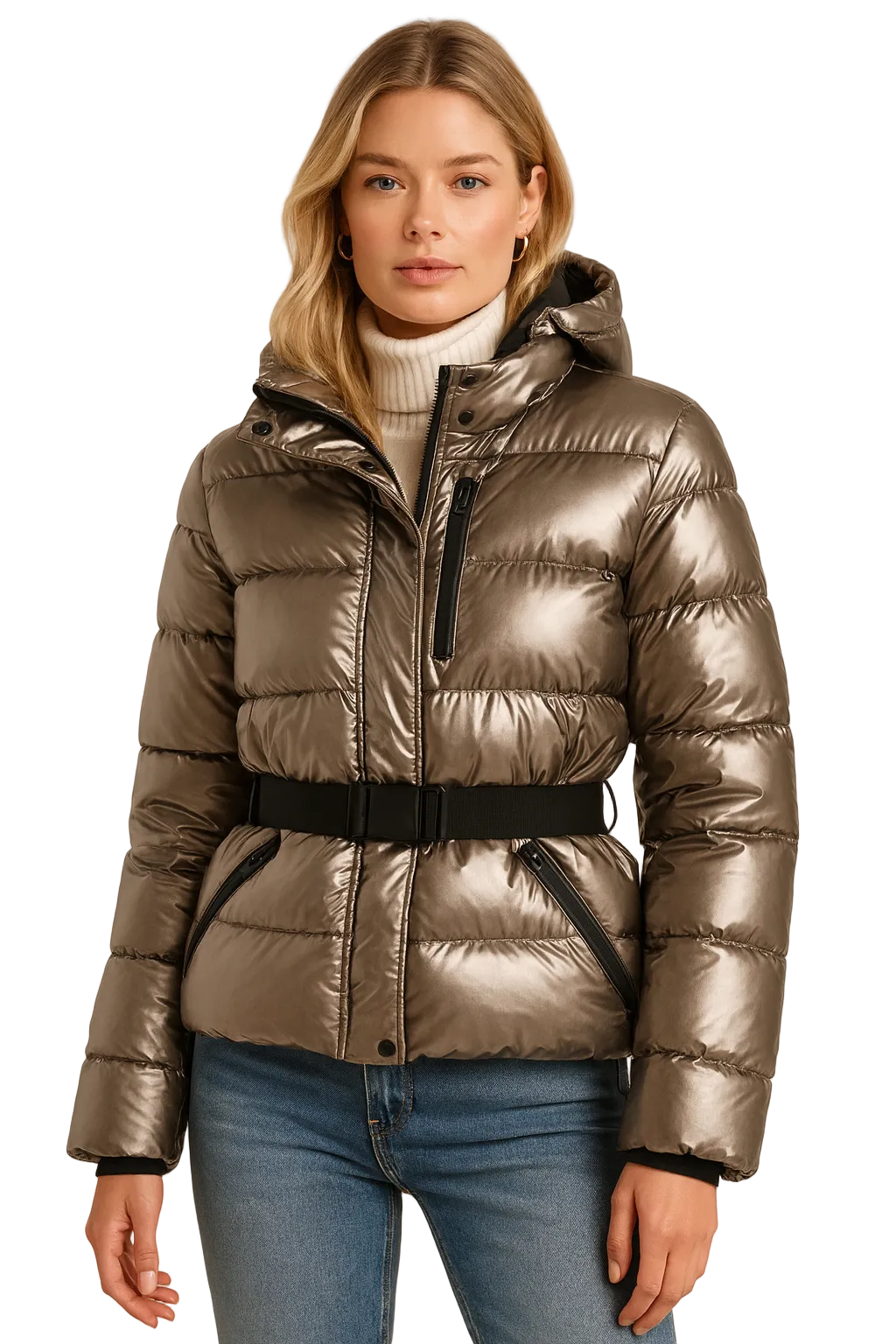 Isay Veste de Ski Femme Cintrée