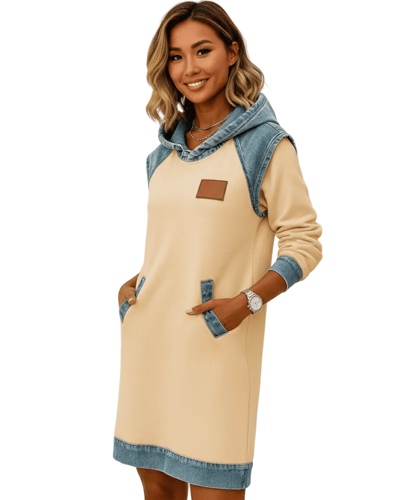 Beatrix Robe Sweat à Capuche Femme