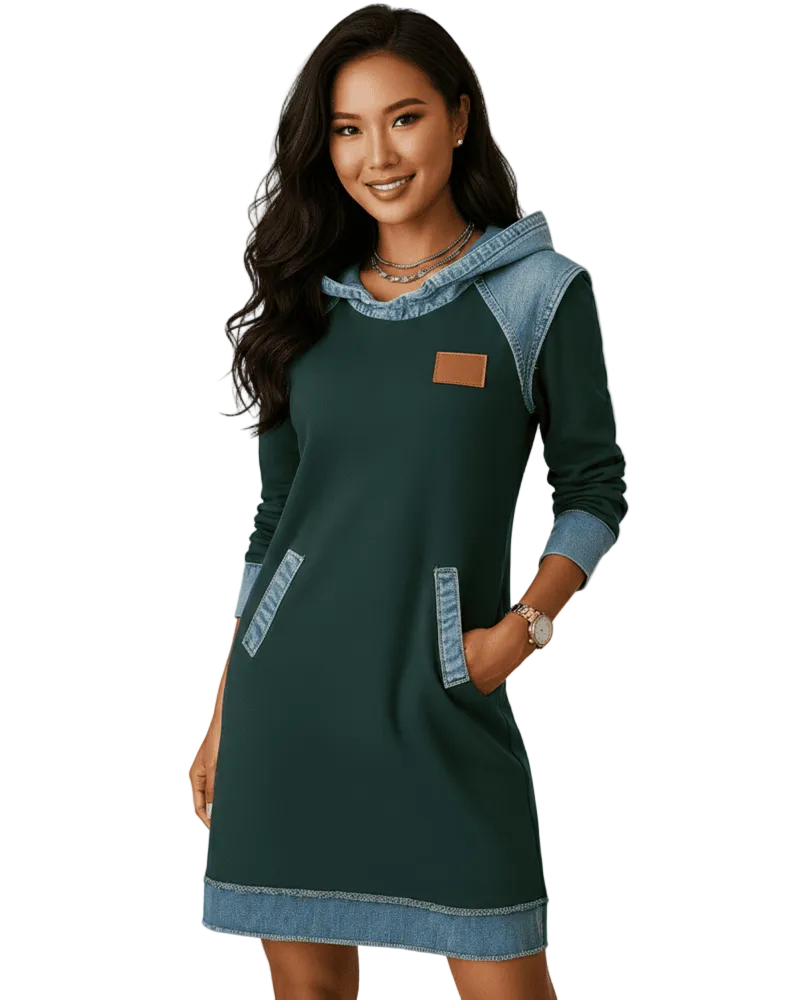 Beatrix Robe Sweat à Capuche Femme