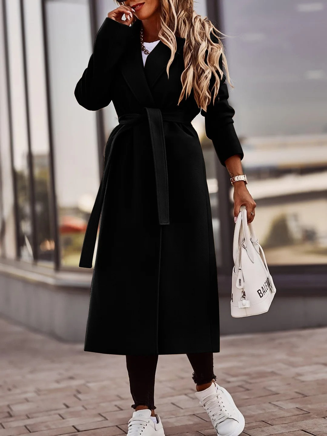 Kerr Manteau Femme en Laine Mélangée