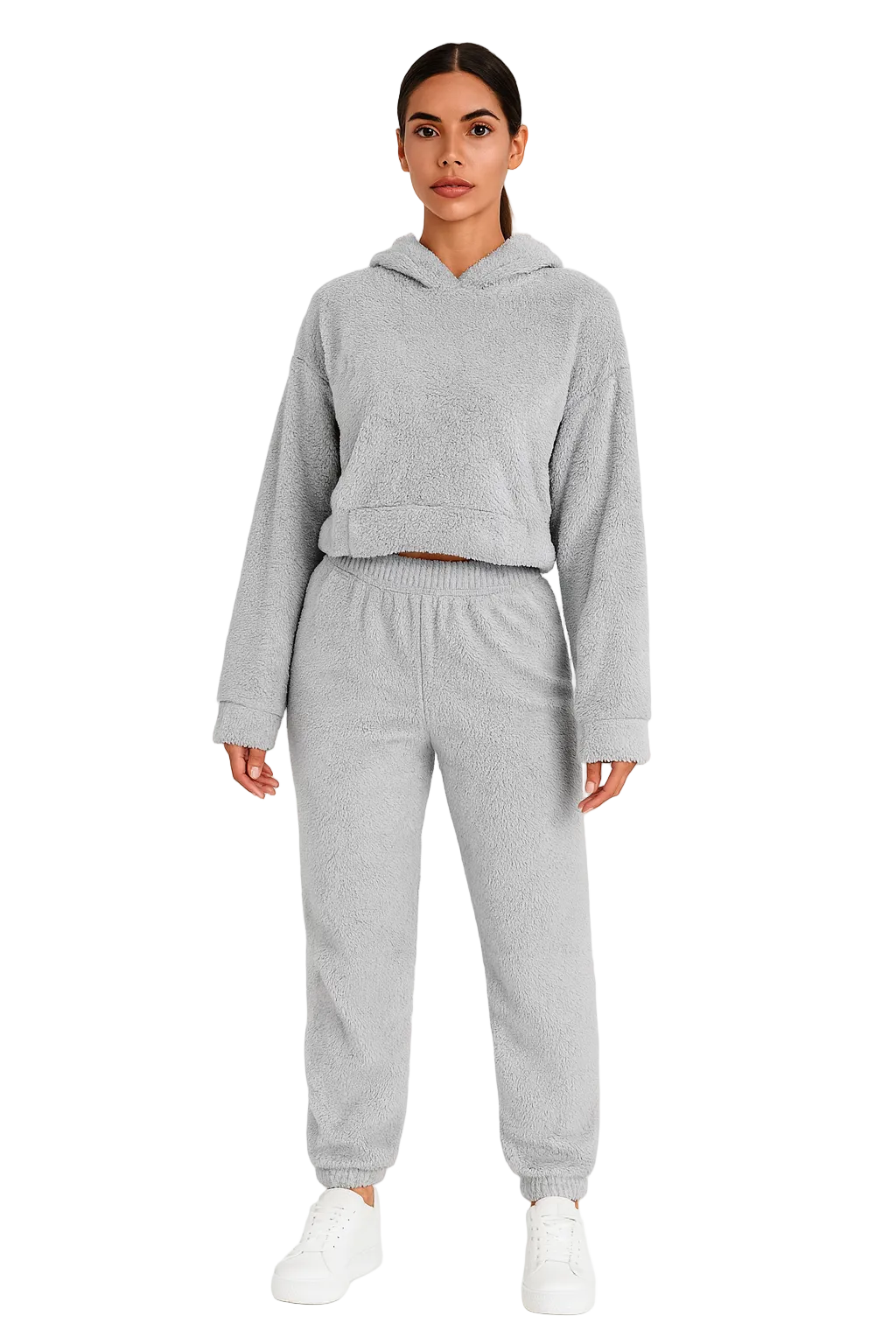 Louna Ensemble d’Intérieur Femme en Polaire Teddy