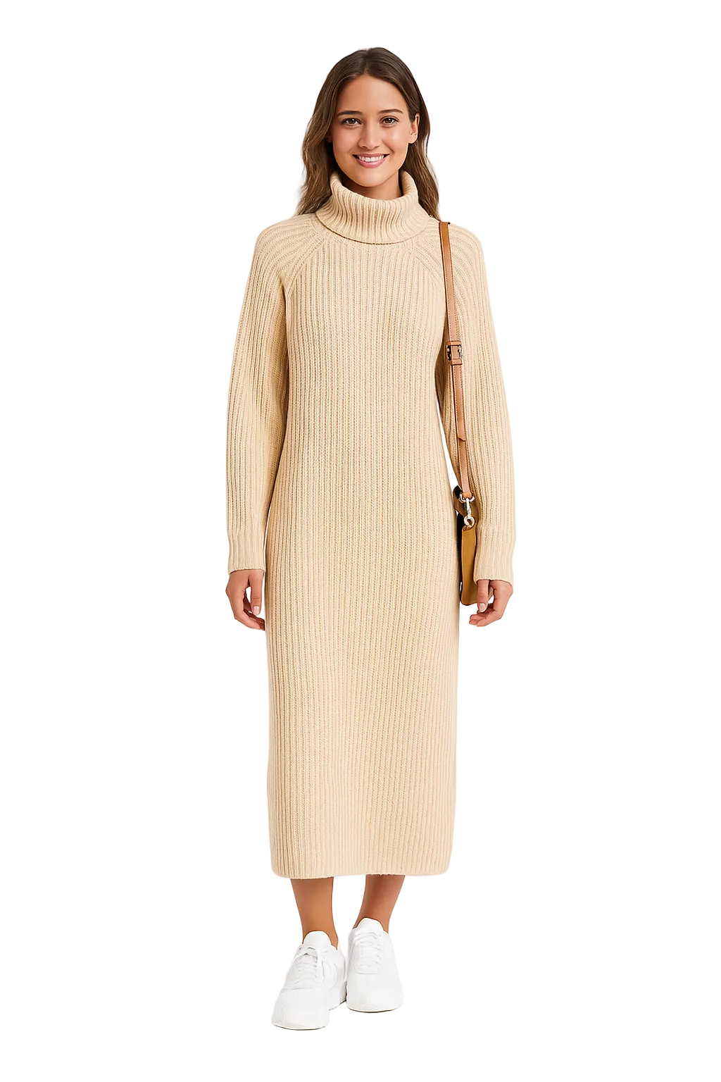 Noeline Robe Midi Femme en Maille