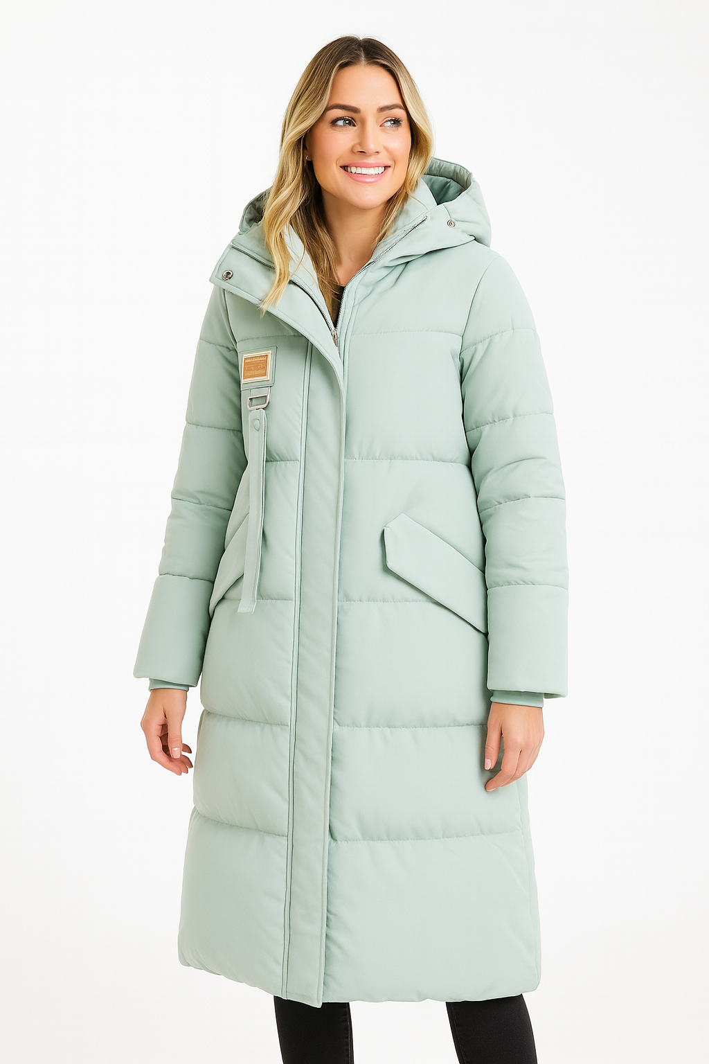 Jules Manteau Femme Matelassé Long et Ample