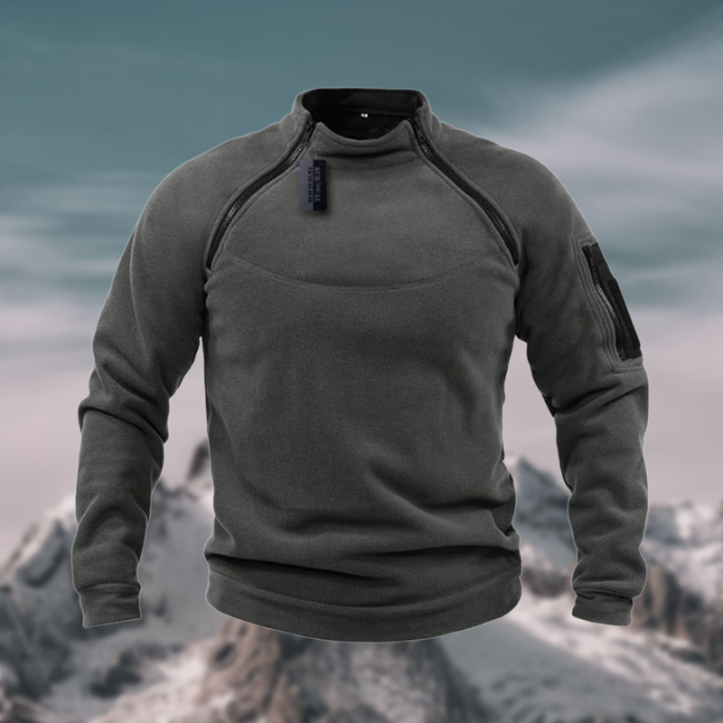 Enrique Pull en Maille Demi-Zippé pour Homme
