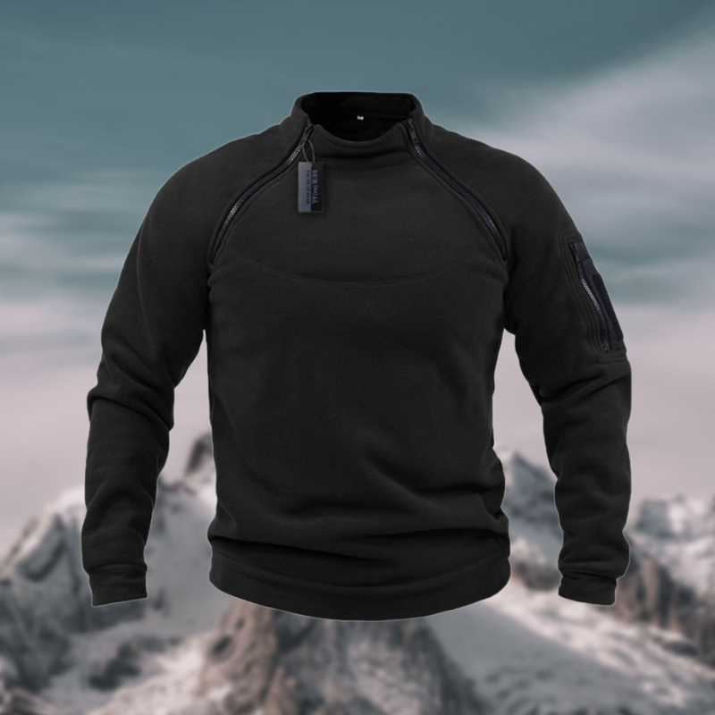 Enrique Pull en Maille Demi-Zippé pour Homme