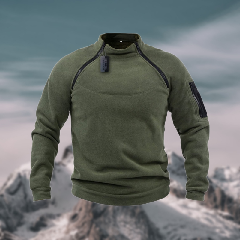 Enrique Pull en Maille Demi-Zippé pour Homme