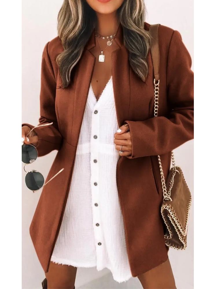 Blake Blazer Femme Ouvert Élégant
