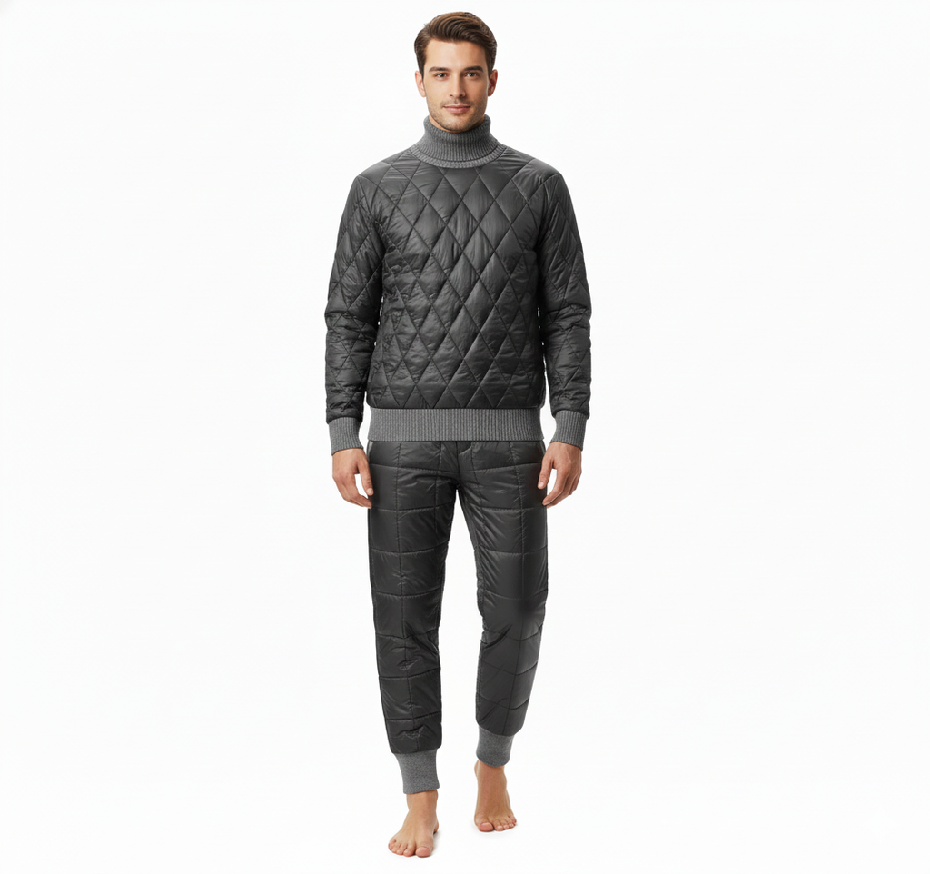 Edan Ensemble d’Intérieur Homme Matelassé