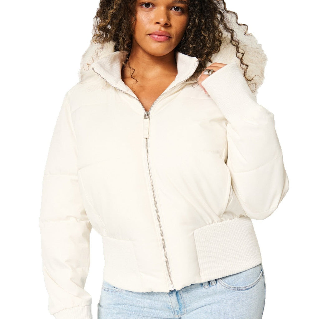 Virgie Cropped Puffer Veste Femme
