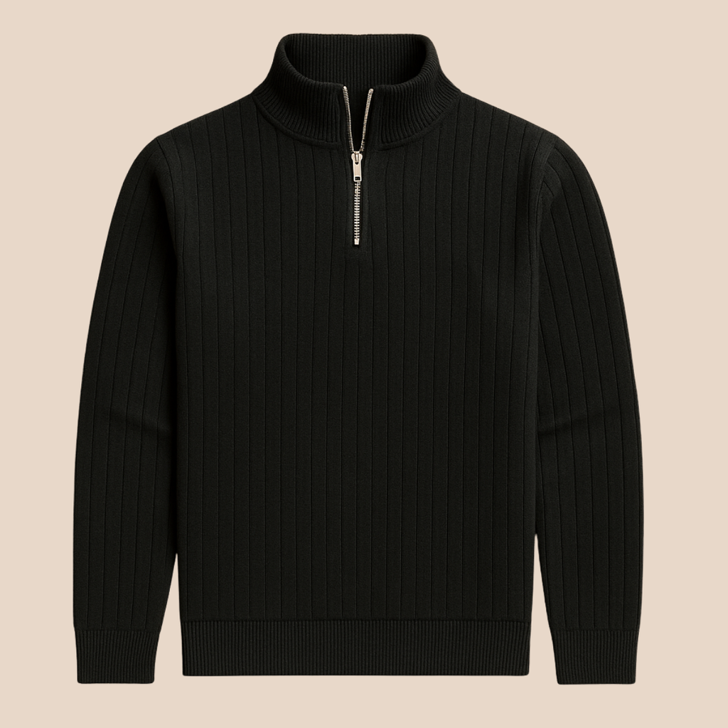 Ashford Pull Homme Demi-Zip