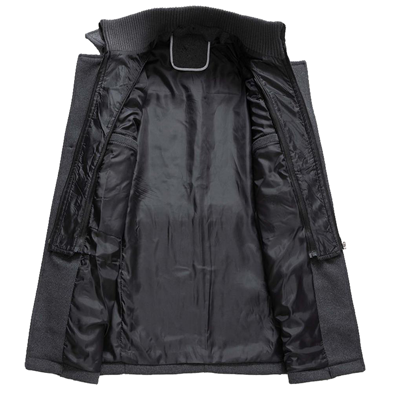 Daniel Manteau Long en Laine pour Homme