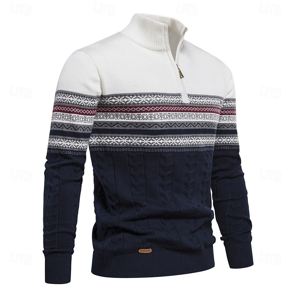 Perry Pull Homme Demi-Zip