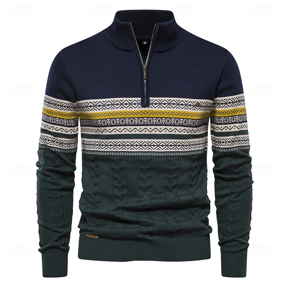 Perry Pull Homme Demi-Zip