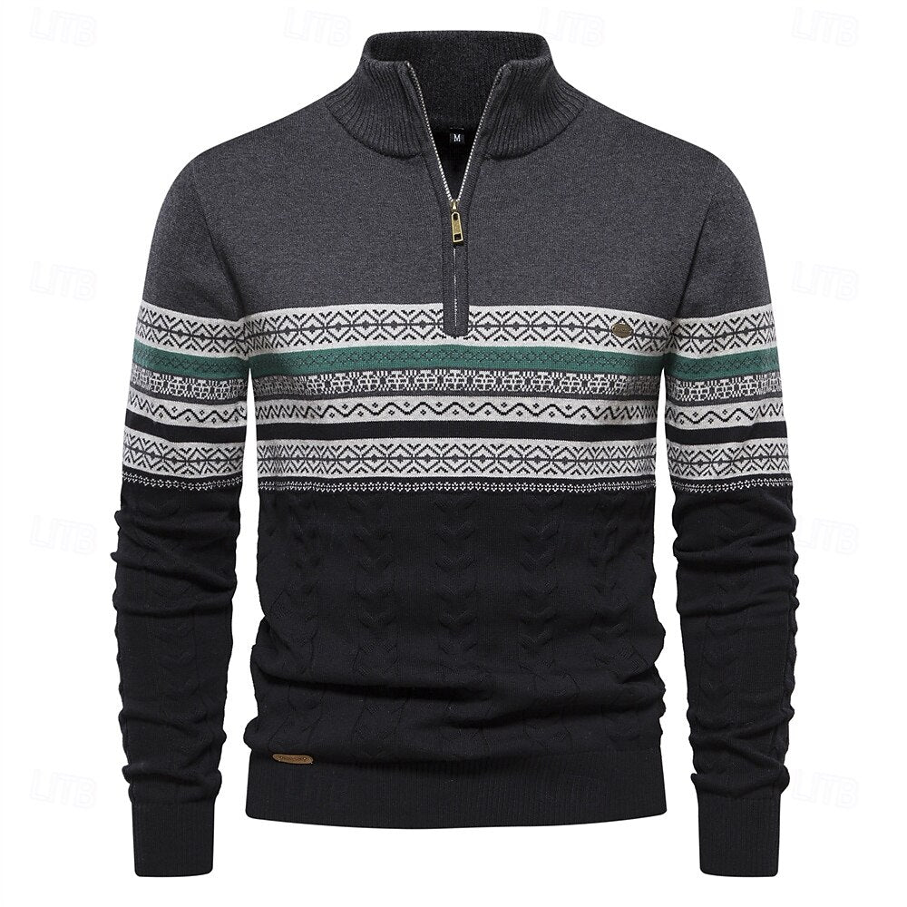 Perry Pull Homme Demi-Zip