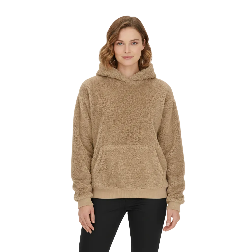 Kila Sweat à Capuche Moelleux Unisexe – Épais
