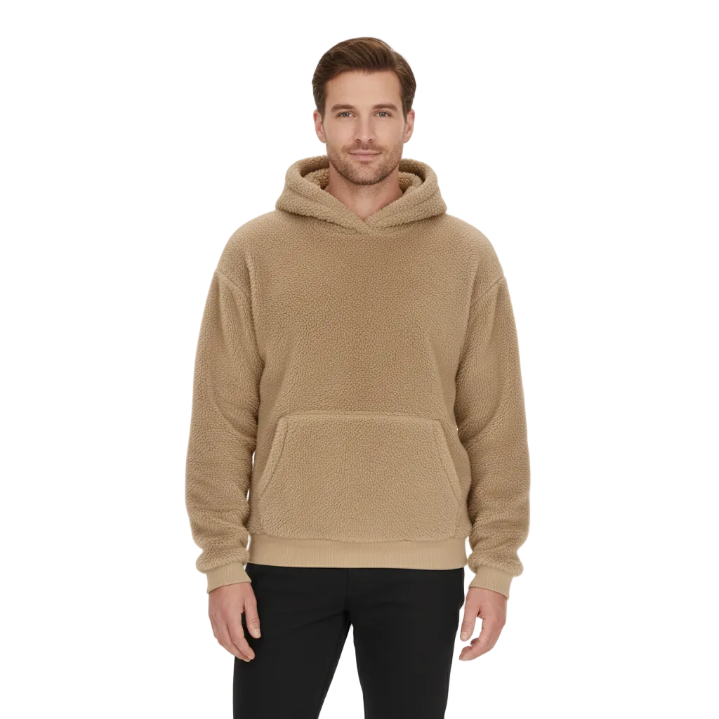 Kila Sweat à Capuche Moelleux Unisexe – Épais