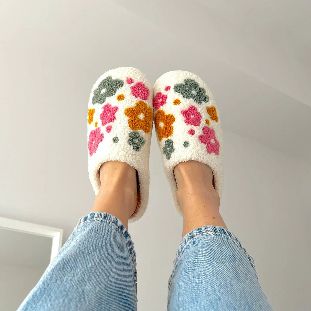 Valentina Chaussons Femme à Motif Floral