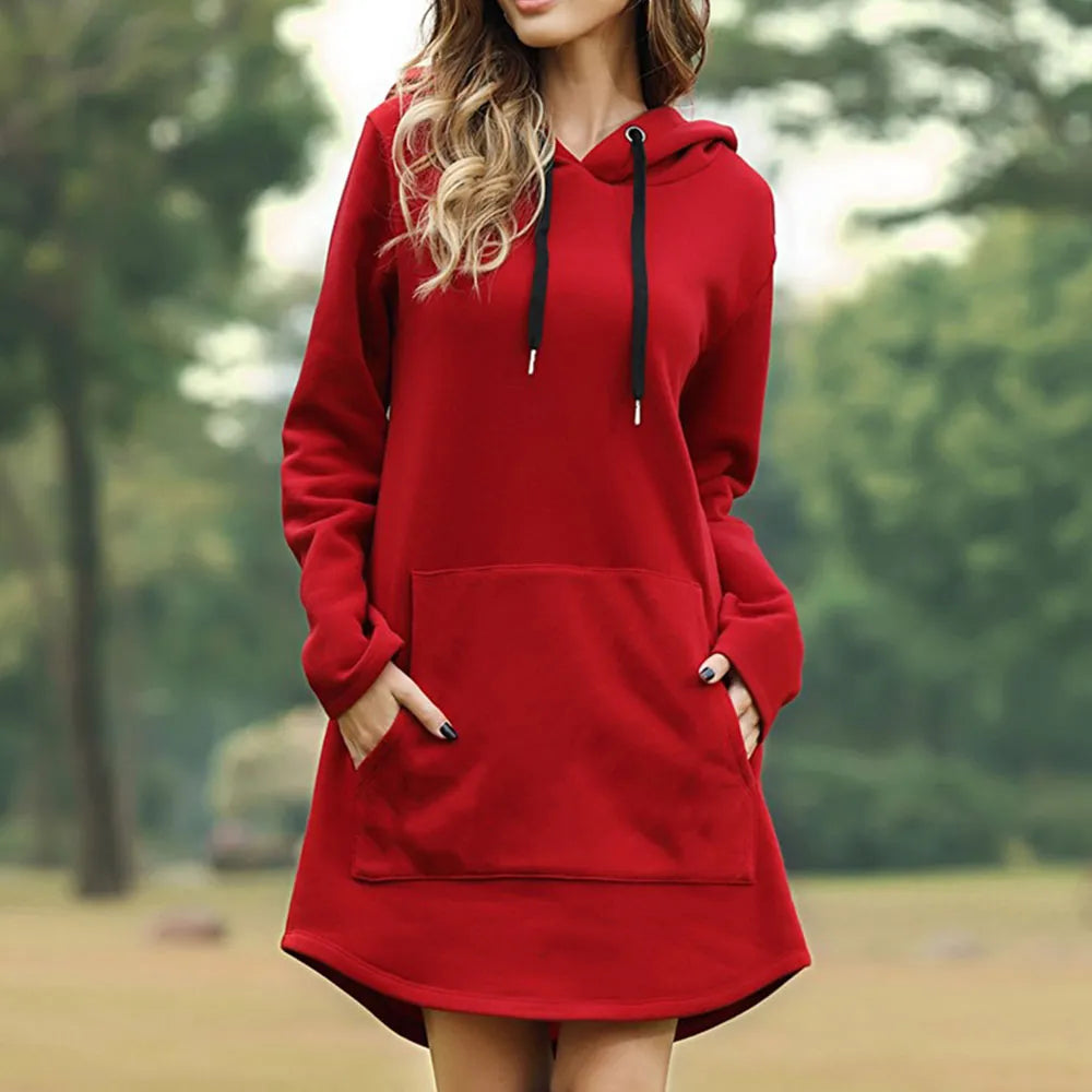 Jezza Robe Sweat Femme à Capuche