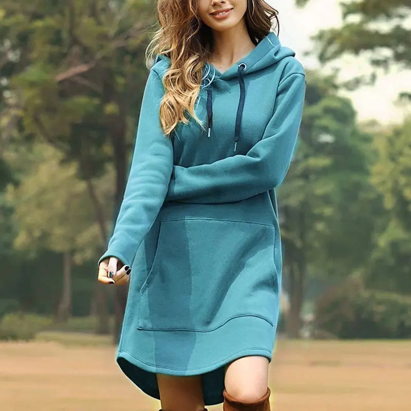 Jezza Robe Sweat Femme à Capuche