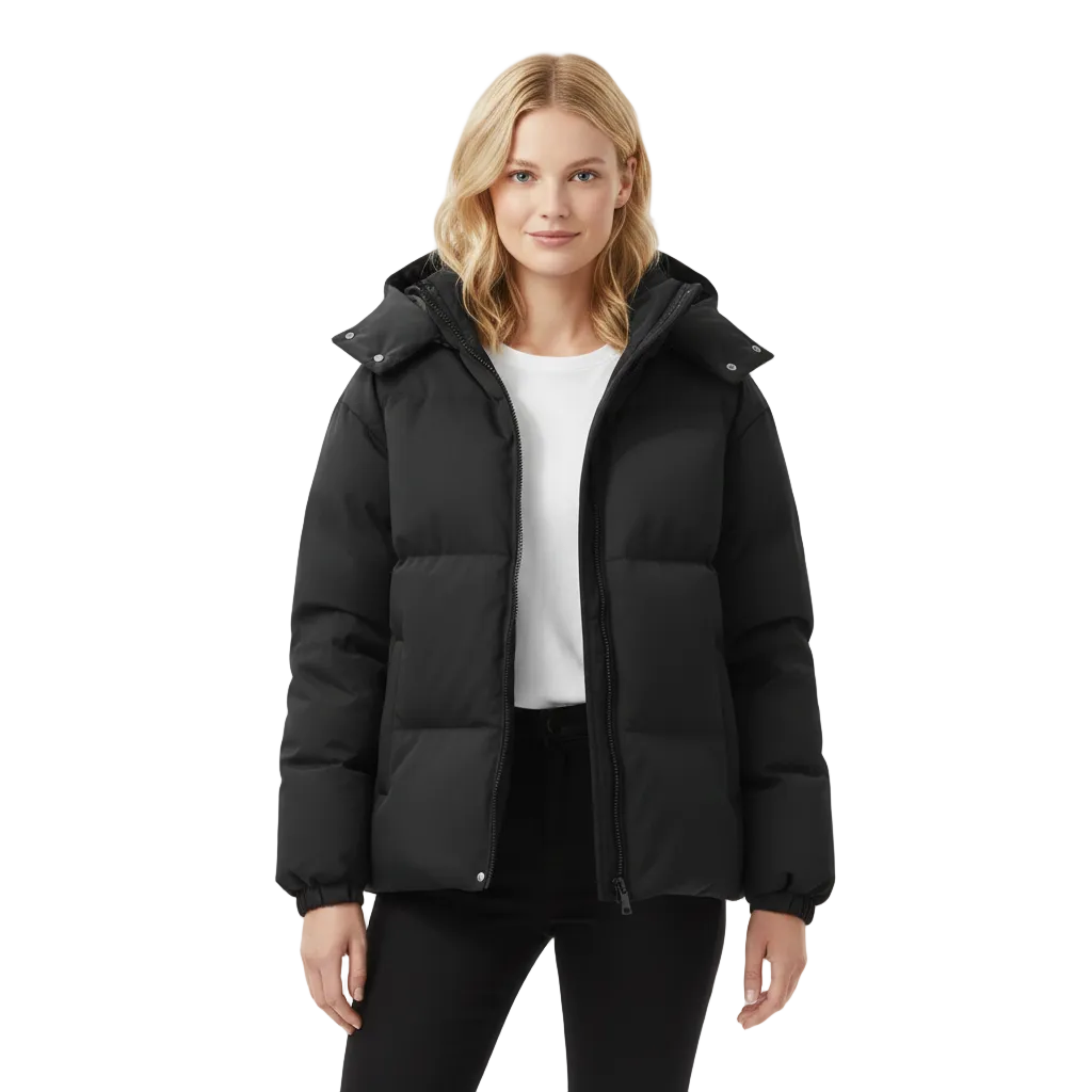 Kate Manteau d’Hiver Femme Matelassé à Capuche