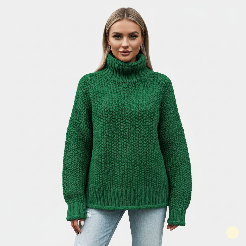 Lina Pull Col Roulé Ample Femme