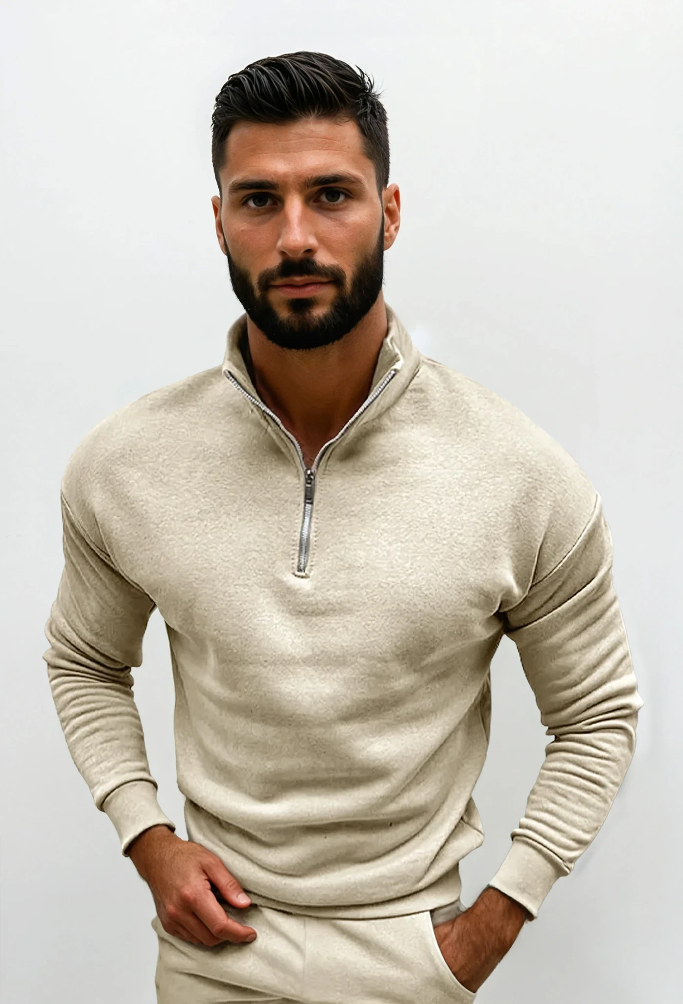 Lorence Pull Demi-Zip Homme