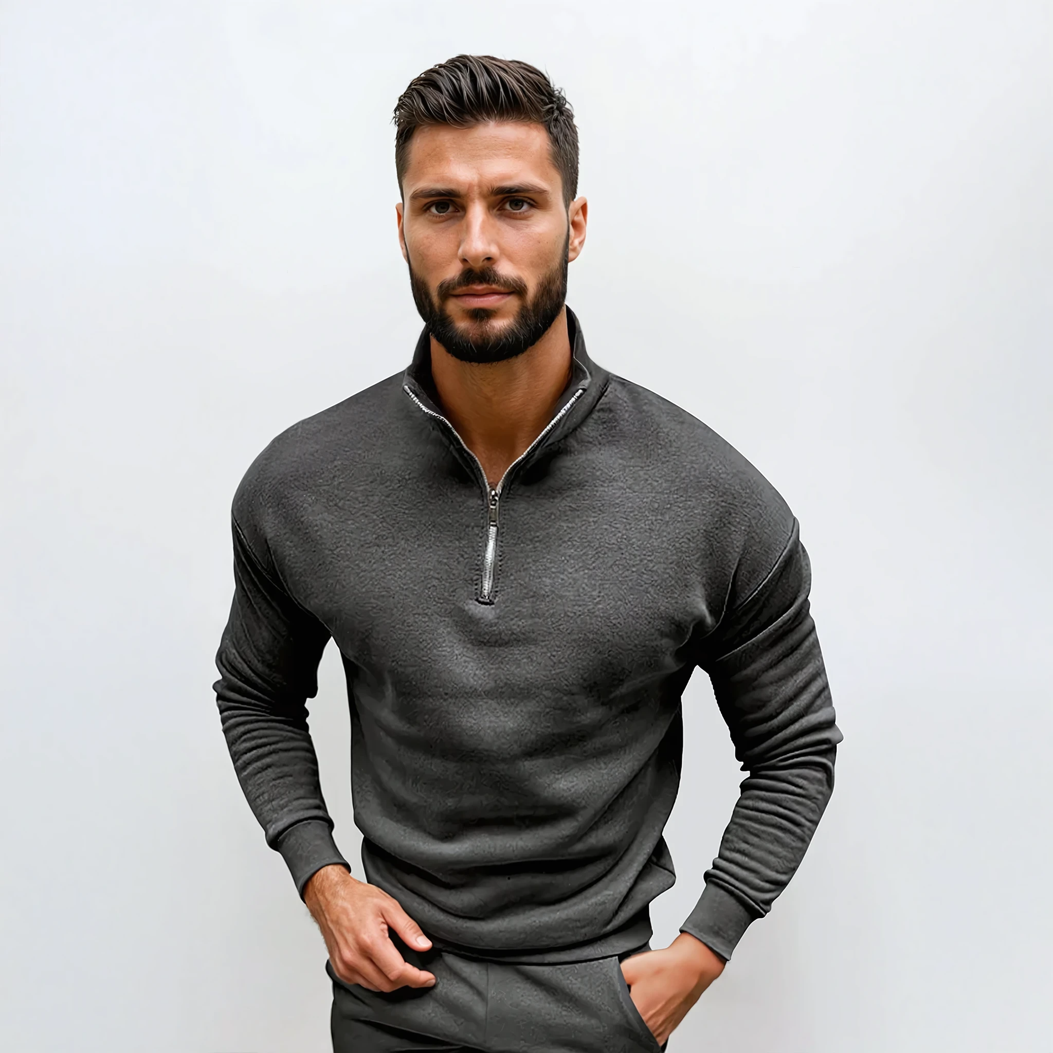 Lorence Pull Demi-Zip Homme