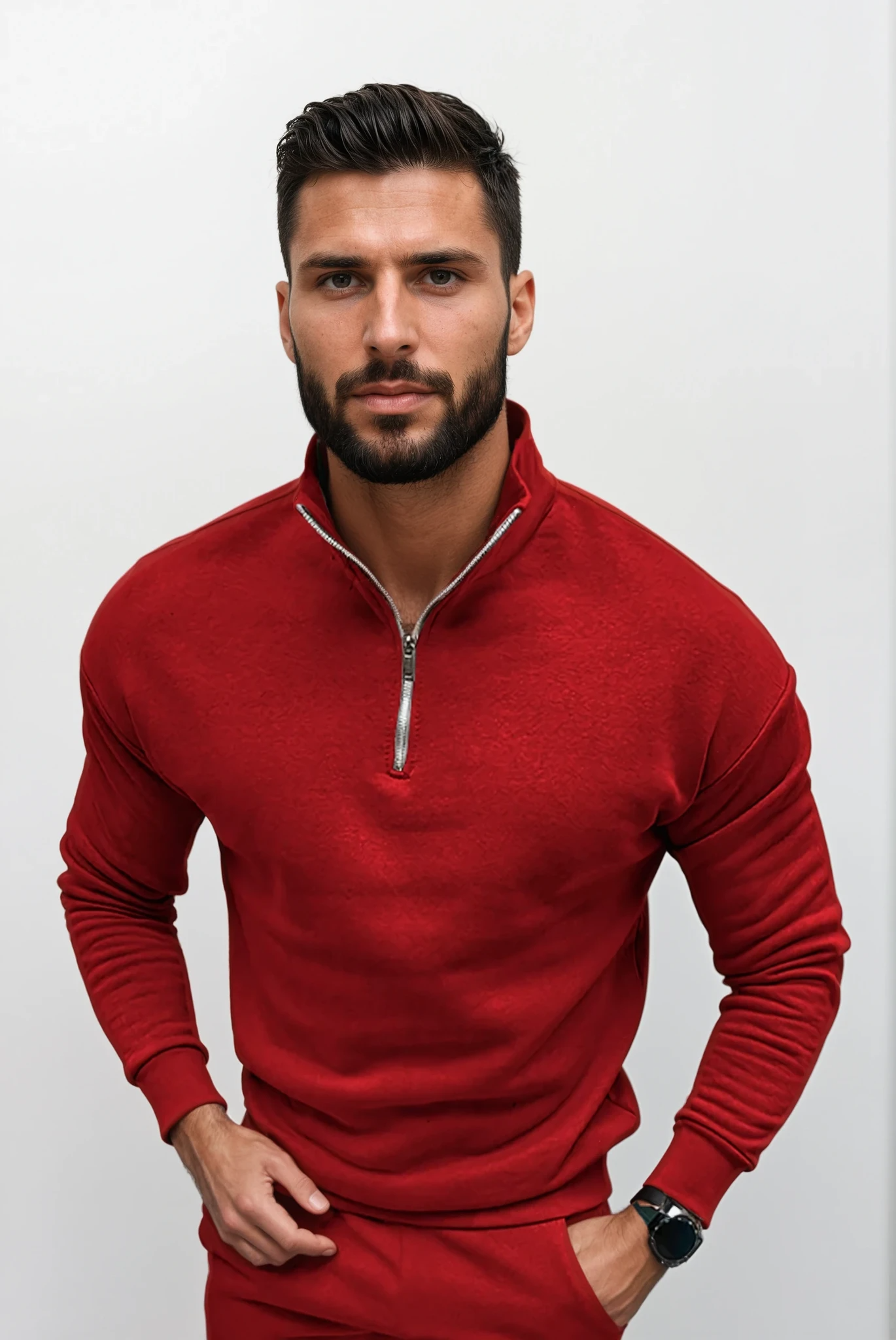 Lorence Pull Demi-Zip Homme