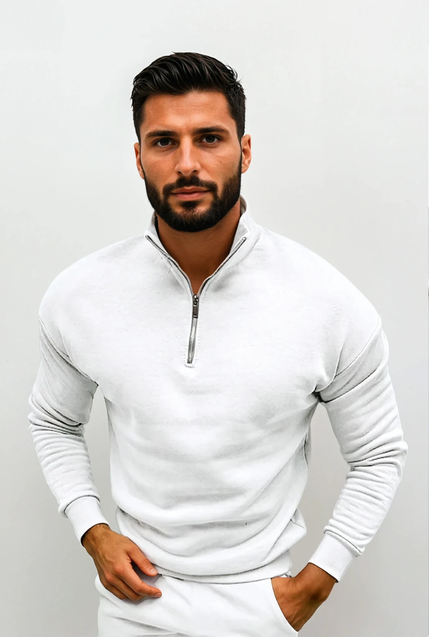 Lorence Pull Demi-Zip Homme