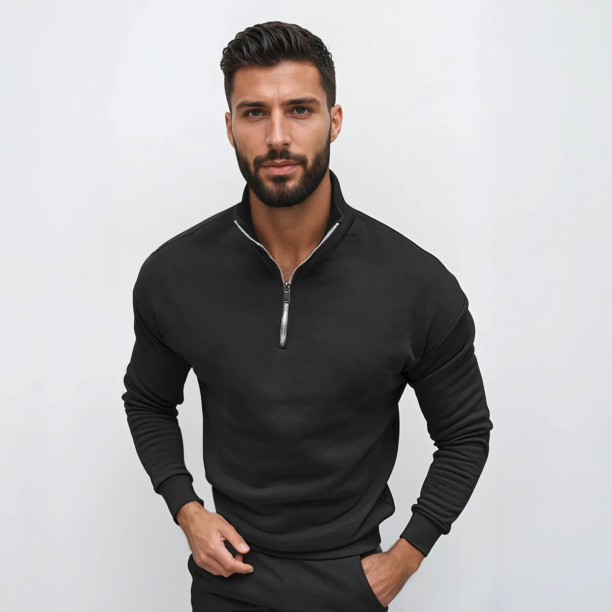 Lorence Pull Demi-Zip Homme