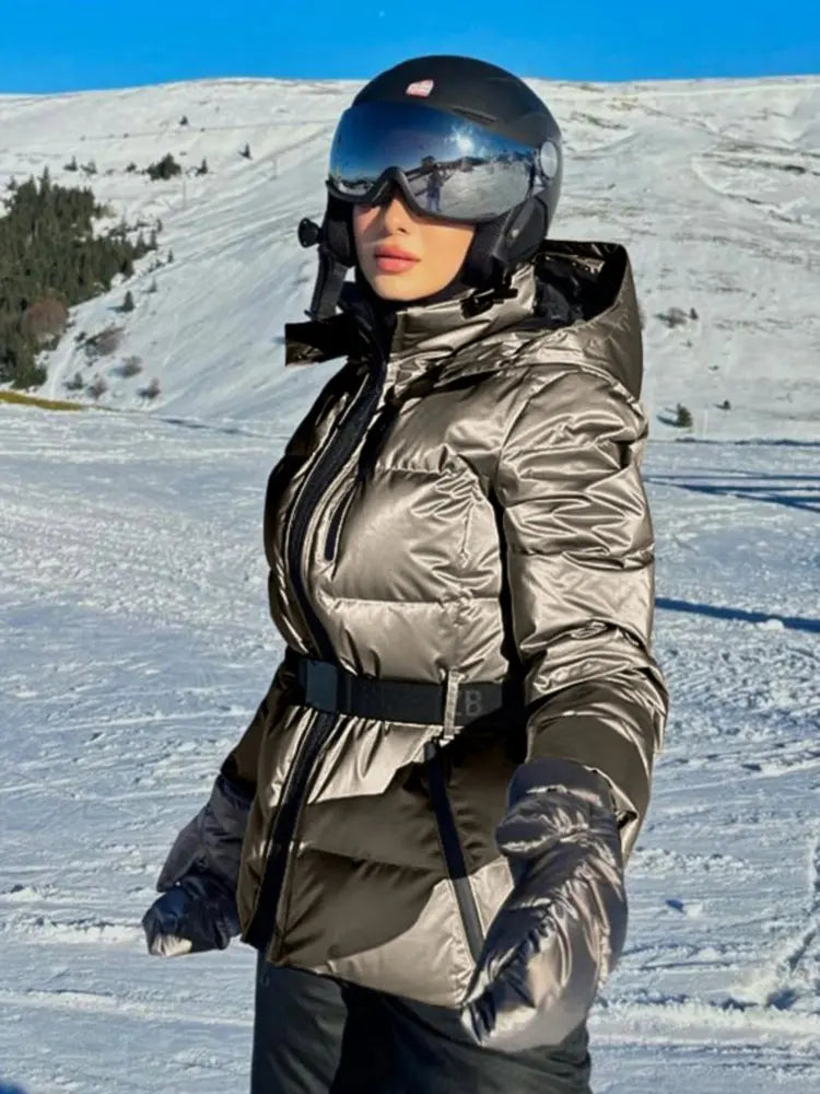 Isay Veste de Ski Femme Cintrée