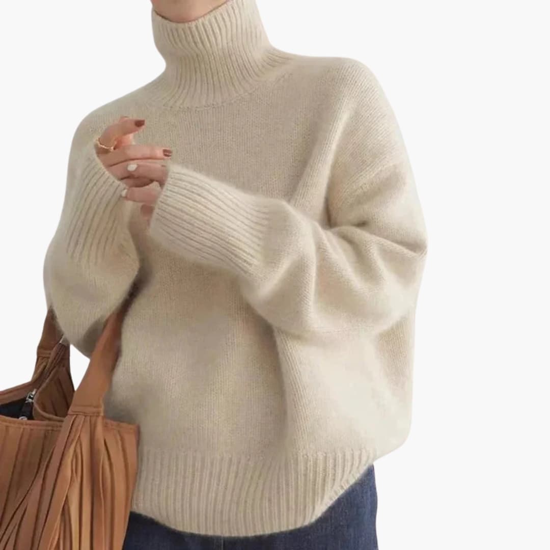 Lucy Pull Femme à Col Roulé