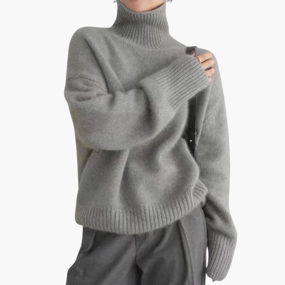 Lucy Pull Femme à Col Roulé