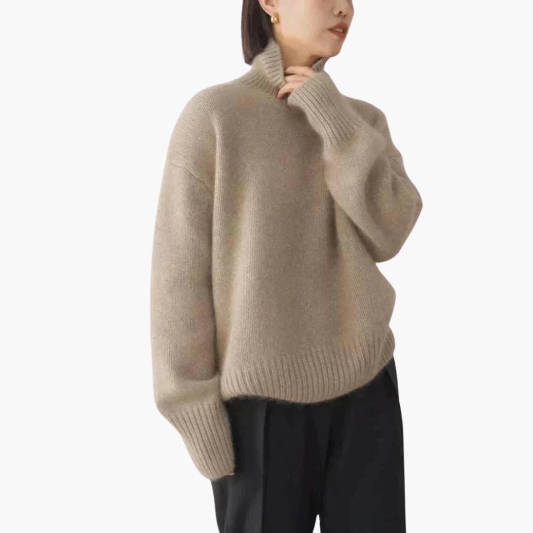 Lucy Pull Femme à Col Roulé