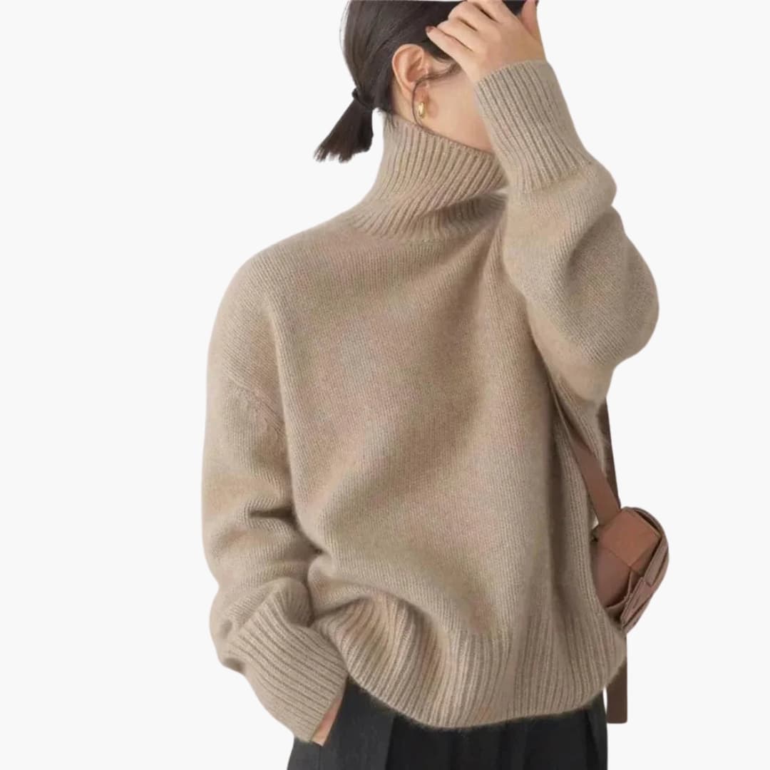 Lucy Pull Femme à Col Roulé