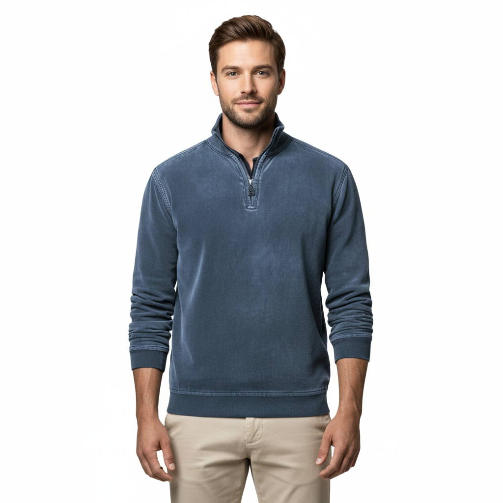 Luka Pull Polaire Homme à Quart de Zip
