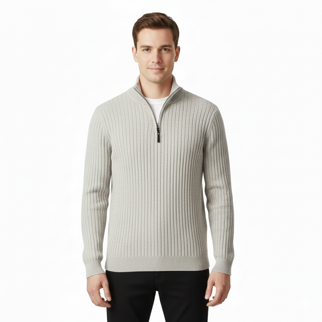 Arjay Pull Demi-Zip Homme
