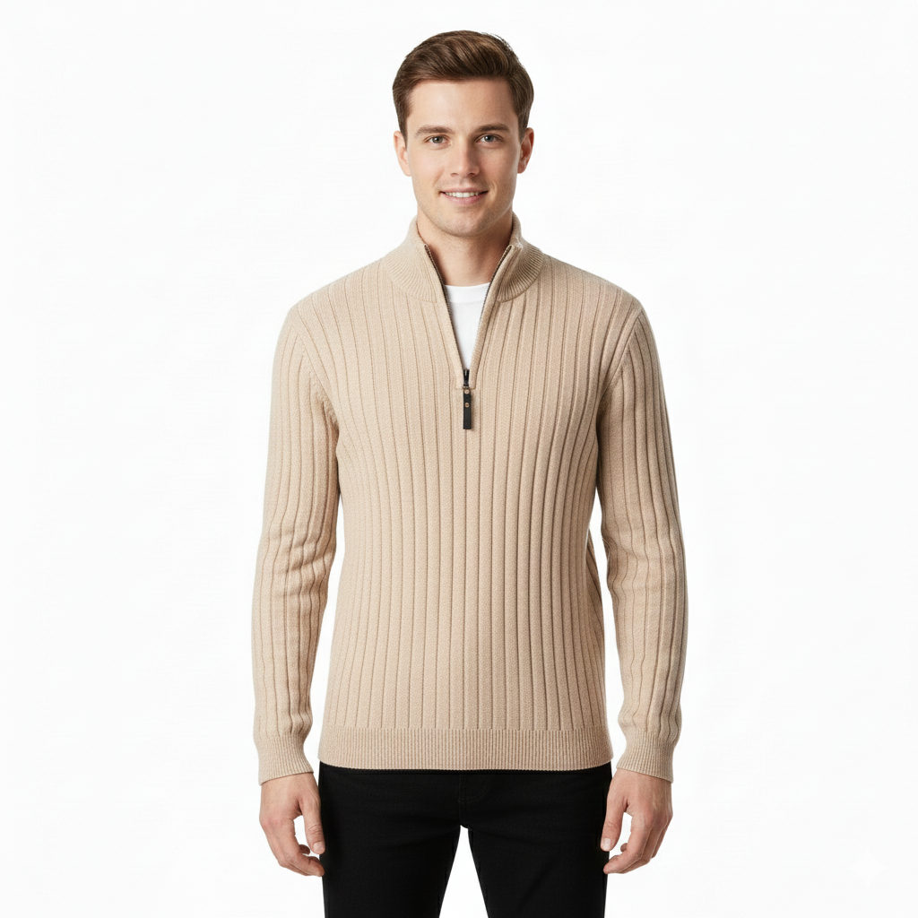 Arjay Pull Demi-Zip Homme