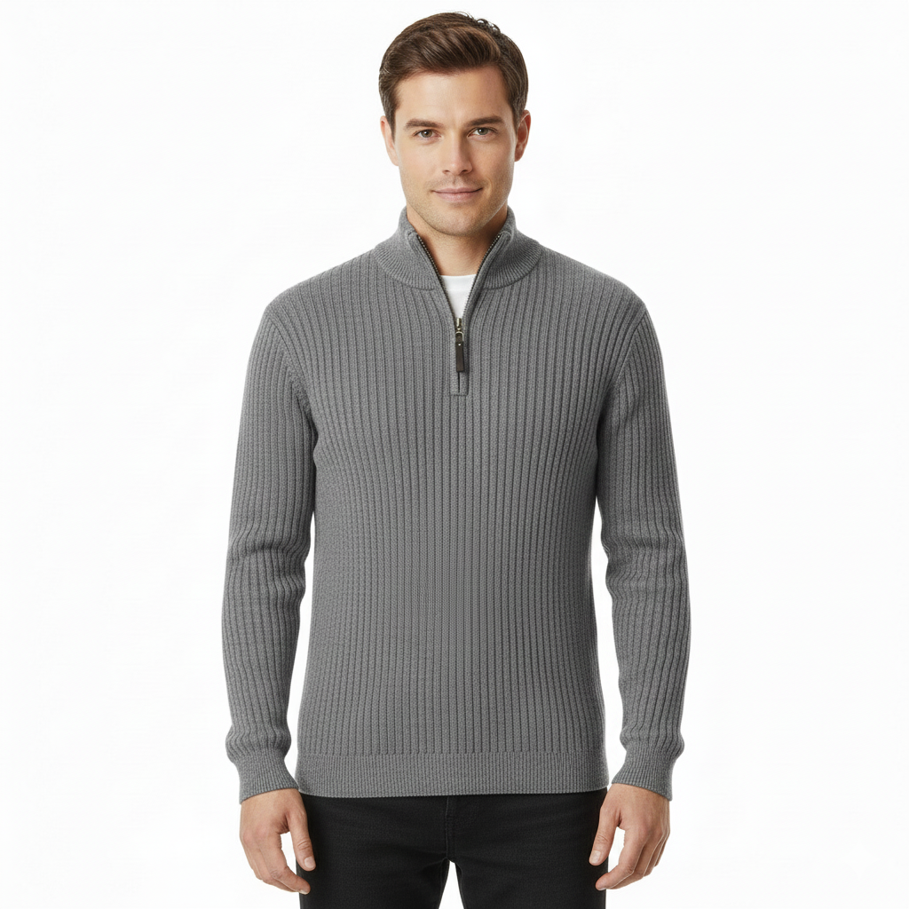Arjay Pull Demi-Zip Homme