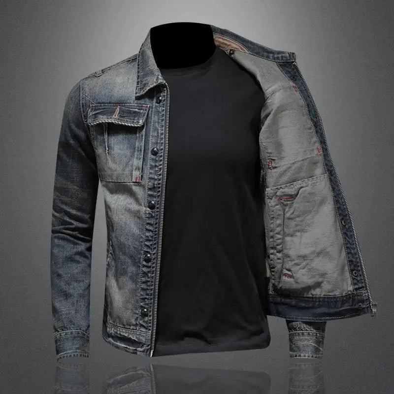 Veste Homme Zayn en Denim Rétro