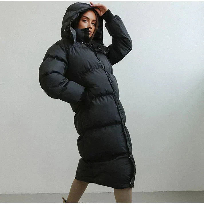 Shaloh Manteau Long d’Hiver Femme Imperméable