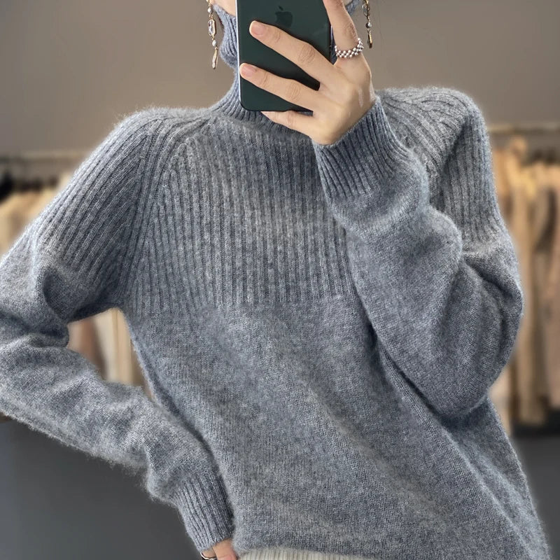 Luan Pull Col Roulé Femme