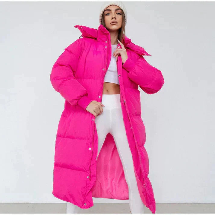 Shaloh Manteau Long d’Hiver Femme Imperméable