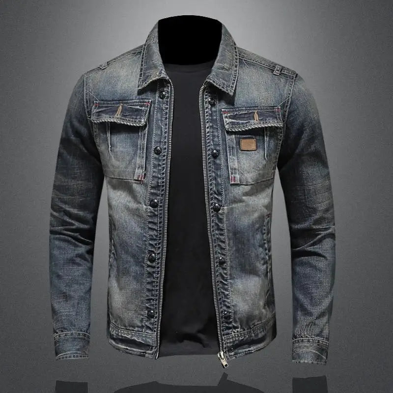 Veste Homme Zayn en Denim Rétro