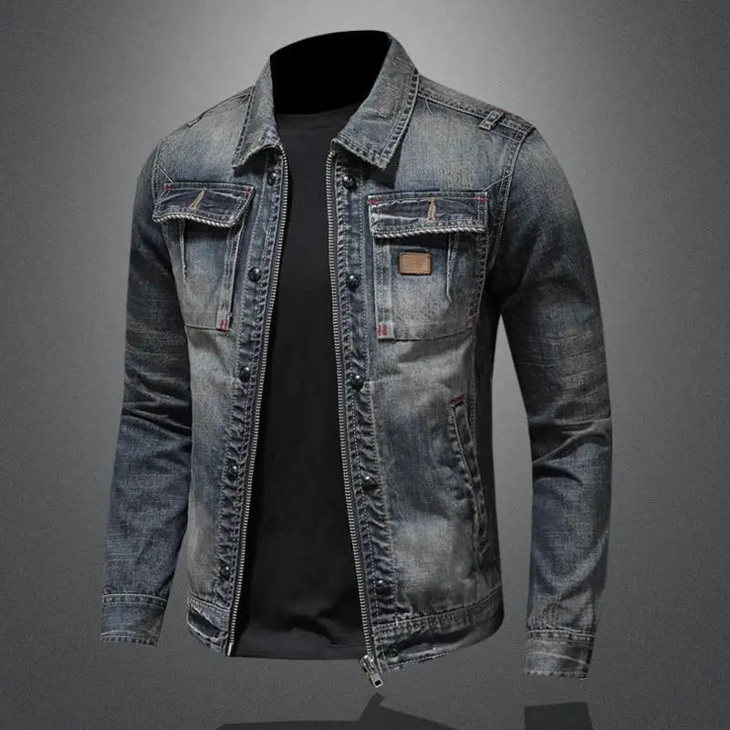 Veste Homme Zayn en Denim Rétro