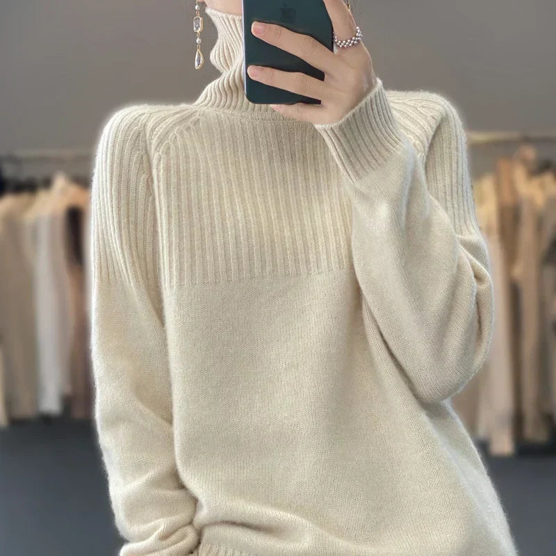 Luan Pull Col Roulé Femme