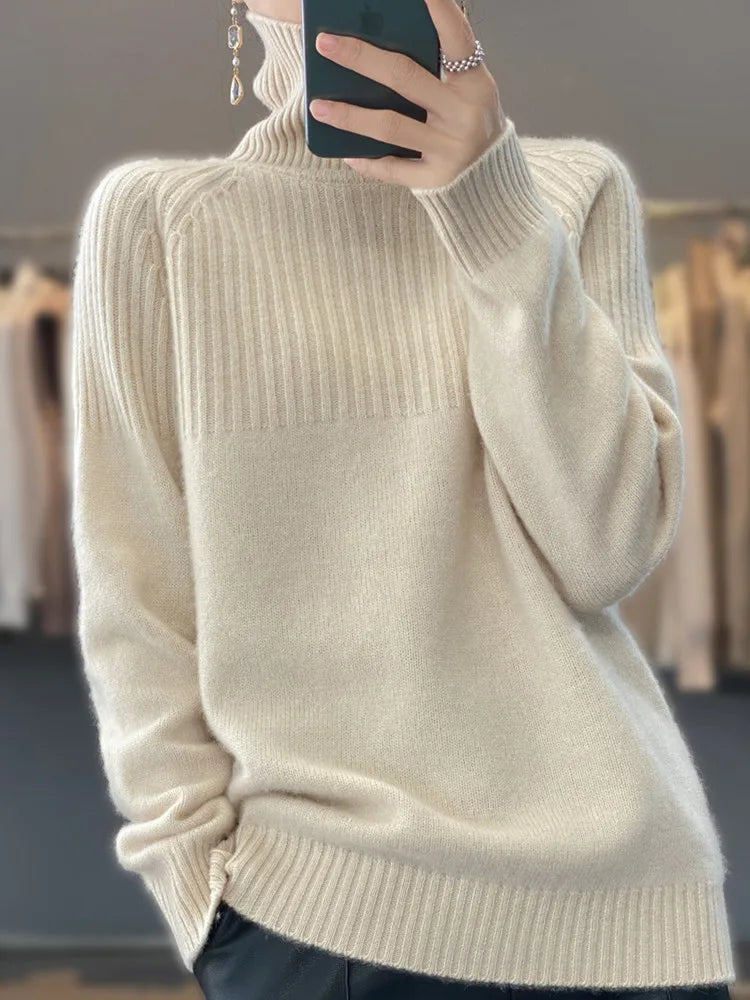Luan Pull Col Roulé Femme