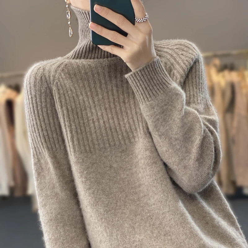 Luan Pull Col Roulé Femme
