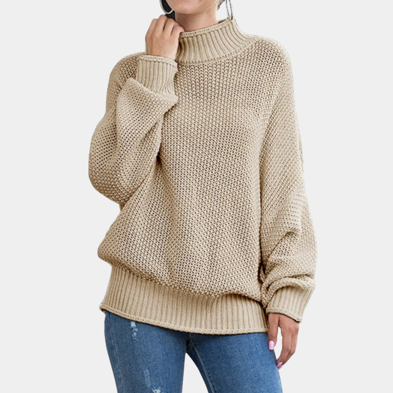 Lina Pull Col Roulé Ample Femme